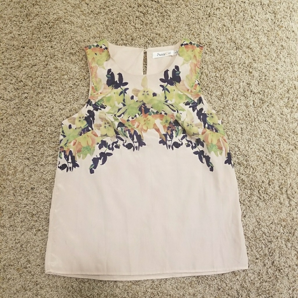 Sunny Girl Chiffon Tank